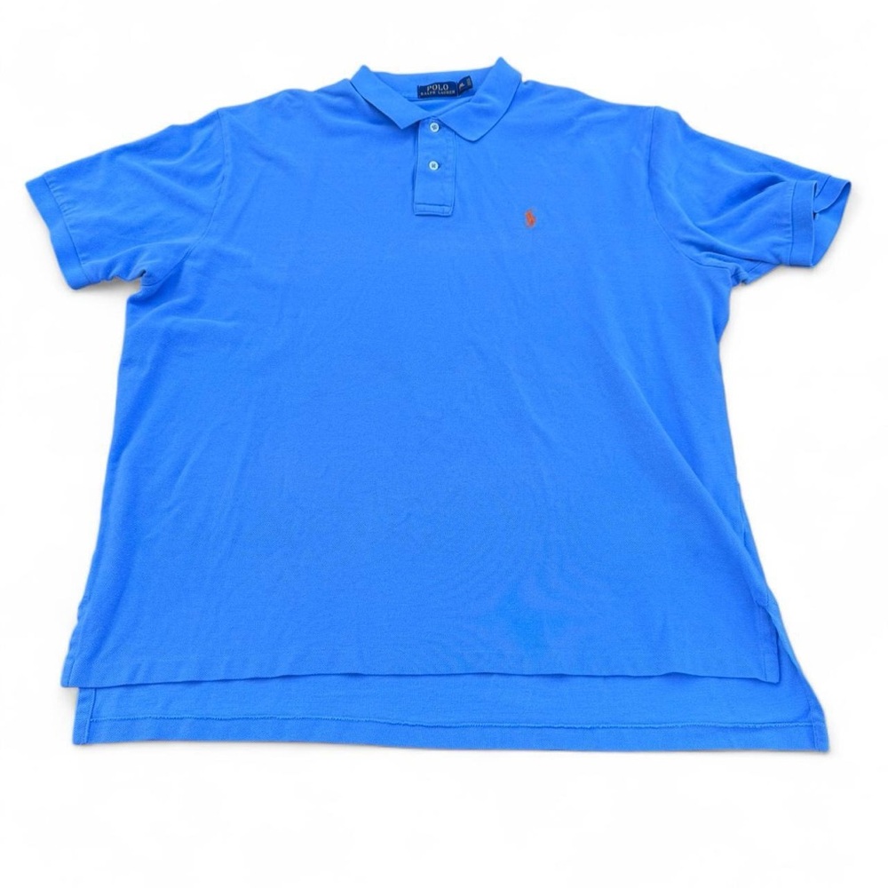 Ralph Lauren Men's Bright Blue Polo Shirt